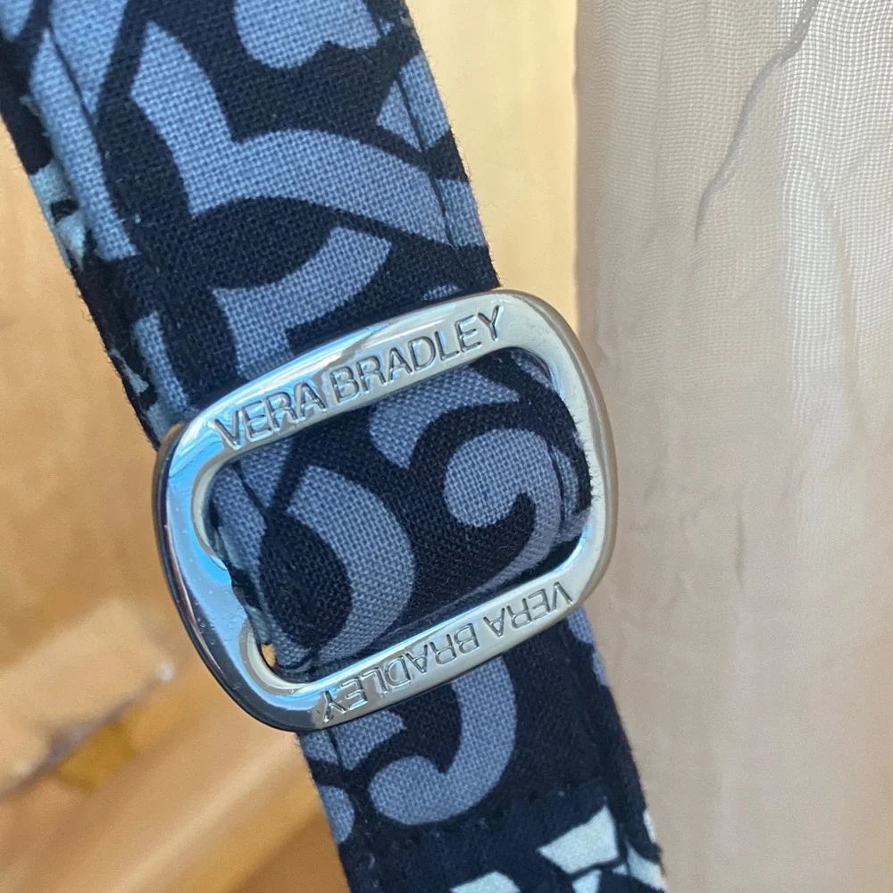 Vera Bradley Canterbury Cobalt Pattern (Retired) Tablet/Laptop Crossbody Bag